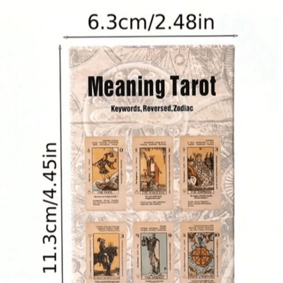 Meanings Beginner Tarot Deck Rider-Waite-Smith Meanings on Each Card - Picture 5 of 5